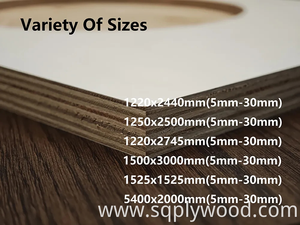 18mm Commercial Marine Waterproof Plywood Eucalyptus Laminated for Yacht